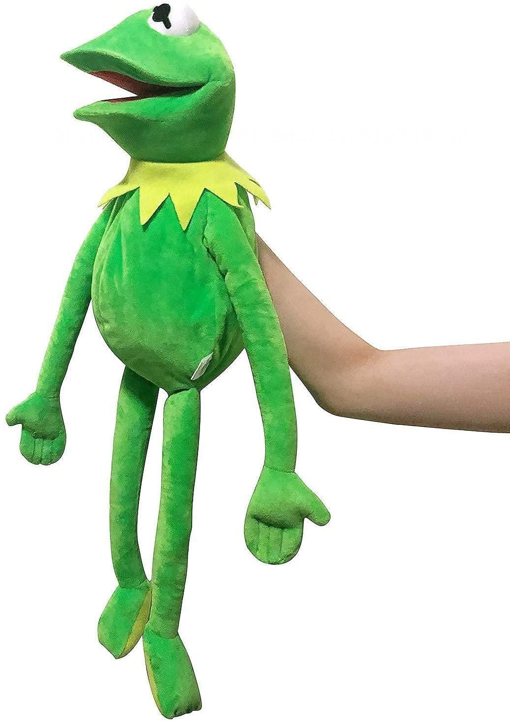 A Natseekgo 23.6 inch Frog Puppet Plush，Kermit The Frog Puppet Hand Puppet Full Body Christmas Birthday Gifts for Kids
