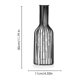 thumbnail image 2 of Lámpara de noche de hierro retro, lámpara de mesa creativa con forma de botella de vino, lámpara de noche de alambre de cobre para el hogar, restaurante, hotel, pilas no incluidas, 2 of 5