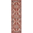 thumbnail image 2 of Well Woven Topkapi Novara Medallion Oriental Red Vintage Distressed 2'3" x 7'3" Runner Area Rug, 2 of 8