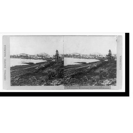 Historic Print, Meadow Lake 6800 elevation; Knickerbocker Hill and Old Man Mountain, 16" x 20"