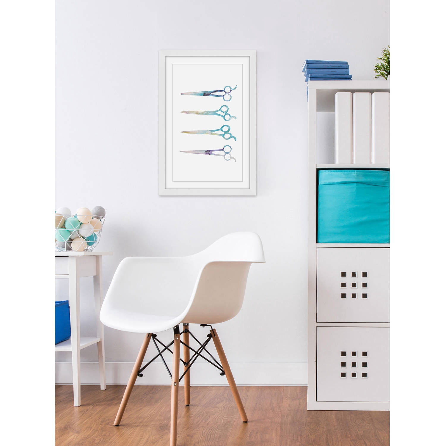 "Scissors" Framed Painting Print