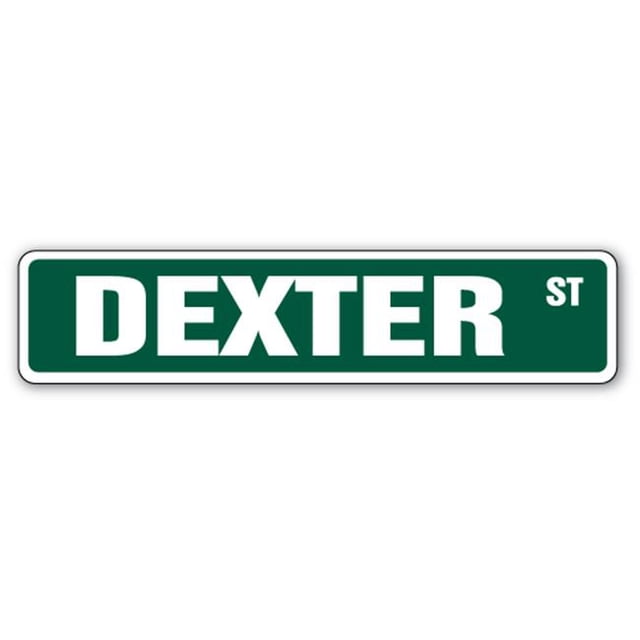 SignMission SS-DEXTER Panneau de Rue pour Chambre d'Enfants 4 x 18 Po. - Dexter