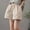 Khaki, variant on Bnwani Womens Shorts with Pockets,Women Shorts,Elastic Waist,Pockets,Casual,Solid,White,XL