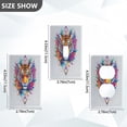 thumbnail image 4 of Switch Panel Switch Decoration 2.76x4.53x0.28 Inches Unused Outlet Cover Switch Plate Wall Plates Living Room Kitchen Bedroom Study Switches Color Art Cool Tiger, 4 of 8
