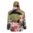 thumbnail image 3 of Gravity Falls Full Zip Hoodies Hooded Long Sleeve Jacket Lightweight Sweatshirt Warm Winter Coats 3XL, 3 of 6