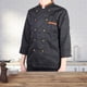 thumbnail image 5 of Abrigo de cocinero de manga larga uniforme de chef de estilo chino unisex engrosado de invierno (M), 5 of 8