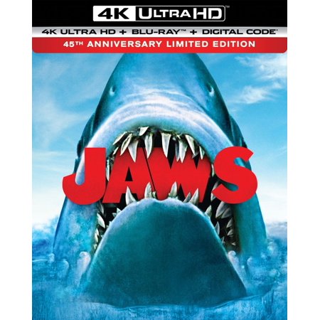 Jaws 4K UHD Blu-ray Roy Scheider NEW