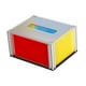 thumbnail image 5 of Caja de pañuelos con tapa, porta pañuelos acrílico de color contrastante, contenedor de almacenamiento de servilletas de lujo, porta papel facial para, 5 of 9