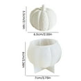 thumbnail image 2 of 3D Pumpkin UV Epoxy Resin Silicone Mold Casting Mold for DIY Ice Soap Candle Aromatherapy Table Home Ornaments Halloween Decoration Crafts Large, 2 of 8