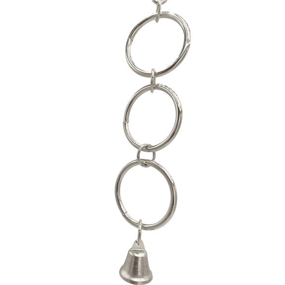 1123 Tough Triple Ring - Handcrafted Durable Hanging Bird Cage Toy