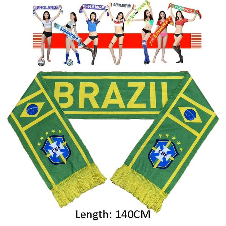 140cm/55in World Cup Football Match Scarf National Flag Bar Club Fan Gift  Fans World Cup Flags 