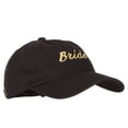 thumbnail image 5 of Glitter Bride Embroidered Unstructured Washed Cap - Black OSFM, 5 of 5