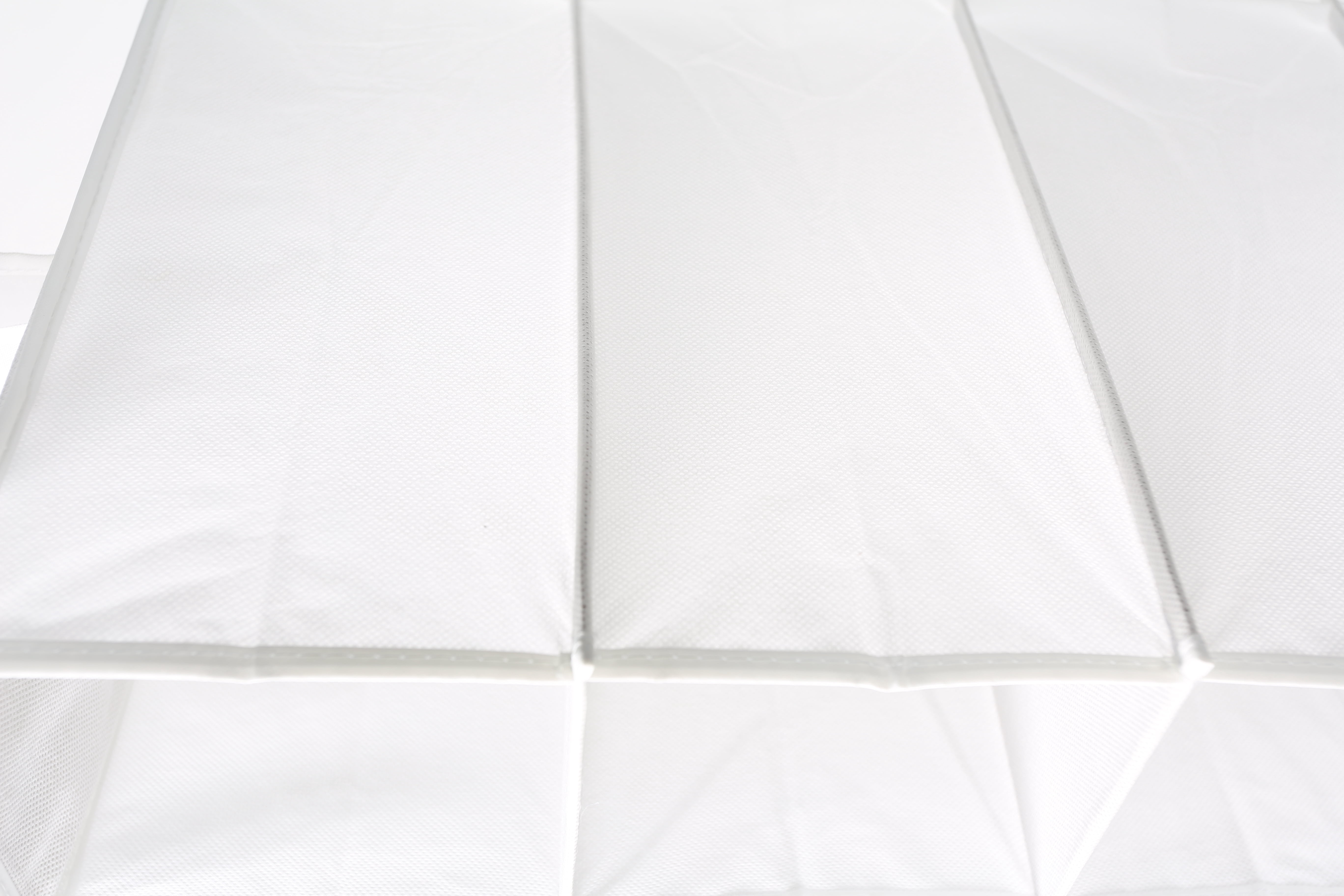 Mainstays 10 Shelf Hanging Closet Storage Shoe Organizer for Shoes, Non Woven, Arctic White