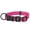 Fuchsia, variant on Best Pet Supplies Reflective Dog Collar with Adjustable Length, Heavy-Duty Buckle, and Strong Leash D-Ring, Cute Training, Walking, Jogging Accessory for Small, Medium, and Large Breeds