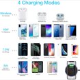 thumbnail image 2 of Wireless Charger 10W Qi Wireless Charging Compatible with iPhone 11/11Pro/11Pro Max/Xs Max/XS/XR/X/8 Plus, Compatible with Galaxy S9/S9+/S8/S8+ 5W for All Qi-Enabled Phones (Black1), 2 of 8