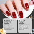 thumbnail image 3 of Eelhope Red Jelly Nail Polish Long Lasting Quick Drying Clear Jelly Red Nude Jelly Water-Based Nail Polish, 3 of 6