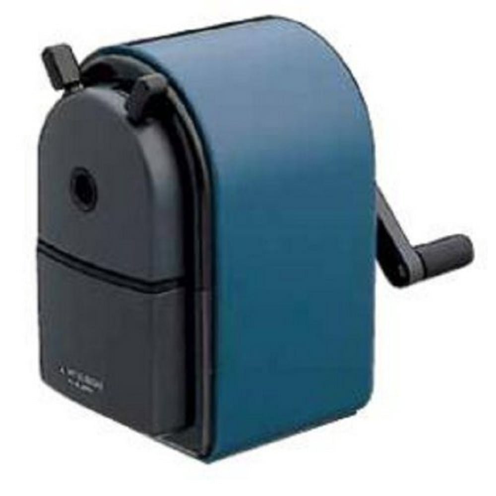 Uni KH20 Hand Crank Wooden Pencil Sharpener Blue (japan import