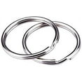 thumbnail image 4 of KINGFOREST 100-Pack Split Key Rings (1 Inch/25mm) - Silver Nickel Metal Keychain Rings for Keys, DIY Crafts, Bags & Accessories - Durable Bulk Keyring Hardware with Smooth Edges, 4 of 8
