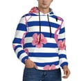 thumbnail image 2 of Haiem Pink Flamingo Patterned Men's Hoodie with Kangaroo Pocket - Ideal Pullover Sweatshirt for Daily Wear, Travel, and Home-Large, 2 of 7