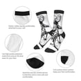 thumbnail image 3 of Fuzoiu Capybara Riding Bicycle Print Kids Socks For Boys Girls,Grip Crew Socks with Non Slip,Lightweight Stretch Crew Socks,Toddlers Crew Boot Socks, 3 of 5