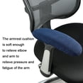 thumbnail image 5 of Desiderio 1 par / 2 piezas Poliéster Extraíble Durable Lavable a máquina Fundas para reposabrazos de silla de oficina Funda protectora para reposabrazos de silla giratoria para computadora, 5 of 5