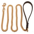 thumbnail image 2 of 10mm Metal Dog Leash Dog Chain With Padded Handle With Padded Handle For Medium Dogs Pet Leash, 2 of 5