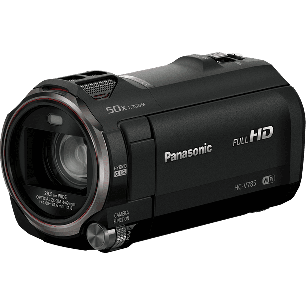 Panasonic Full HD Video Camera Camcorder with HDR Capture, 20X Optical Zoom HC-V785K Walmart.com