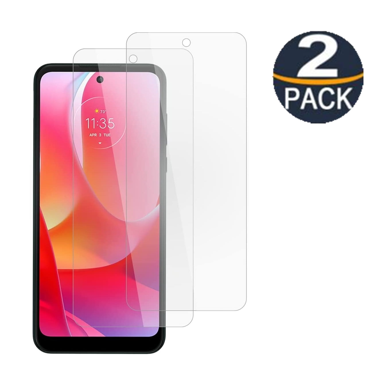 PST [2 Packs] Motorola Moto G Power 2022 2024 / G Play 2023 Screen Protector, Premium Tempered Glass Screen Protector with Case Friendly & Bubble Free