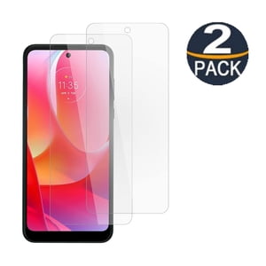 PST [2 Packs] Motorola Moto G Puissance 2022 2024 / G Jouer 2023 Protecteur d'écran, Protection écran en verre trempé de qualité supérieure avec boîtier & Sans bulles