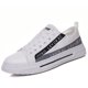 thumbnail image 1 of Zapatillas de lona para hombre, nuevas, transpirables, cómodas, para primavera y otoño, con cordones, planas (25 cm), 1 of 3