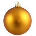 thumbnail image 1 of Vickerman 10" Antique Gold Matte Ball Christmas Ornament, 1 of 2