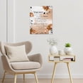 thumbnail image 3 of Framed Trust in the Lord Proverbs 3:5-6 Canvas Wall Art - Christian Daisy & Butterfly Floral Wall Decor, Ready to Hang Religious Scripture Prints for Living Room, Bedroom & Home, 3 of 6