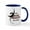 White/Navy Inside, variant on CafePress - I Am A Book Dragon Mugs - 11 oz Ceramic Mug - Novelty Coffee Tea Cup