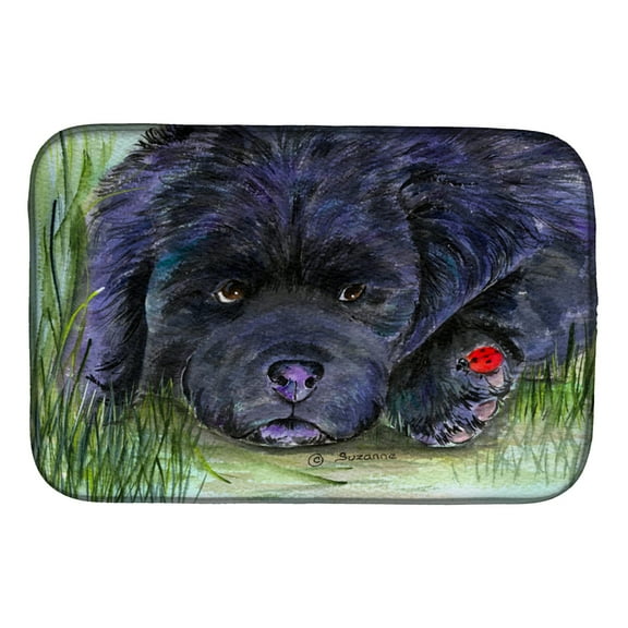 Carolines Treasures SS8272DDM Newfoundland Dish Drying Mat 14 x 21" multicolor
