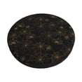 thumbnail image 1 of Balery Gold Spiders And Cobwebs Fundas de asiento para taburete de bar redondo de tela de terciopelo ajustables que protegen de arañazos y manchas para sillas de 14 a 17 pulgadas.-13 inch, 1 of 7