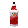 thumbnail image 1 of TIELUTT Christmas Decoration Bottle Set Hotel Table Decoration Red Bag Cartoon Old Man Boxes for Moving of to Bags for 2 Bottles Christmas Bottle Suitcase Insert, 1 of 5