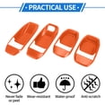 thumbnail image 3 of Accesorios exteriores ABS Naranja para Jeep Wrangler JL 2018-2022, 4 Pcs Cubierta del tazón de la manija, 3 of 6
