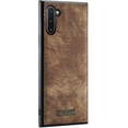 thumbnail image 3 of Wallet Case Compatible with Samsung Galaxy Note 10 2 in 1 Leather Zipper Detachable Magnetic Phone Case with 10 Card Slots Clutch Purse Cover Samsung Galaxy Note 10 Premium PU Case Brown, 3 of 12