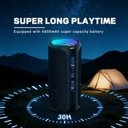 Ortizan Portable Bluetooth Speaker, 40W powerful sound and deep bass, IPX7 waterproof, 30 hours of playtime, TWS for 2 speakers pairing for home, outdoor and travel