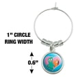 thumbnail image 4 of Gumby Pokey BFFs Best Friends Forever Wine Glass Charm Drink Marker, 4 of 5