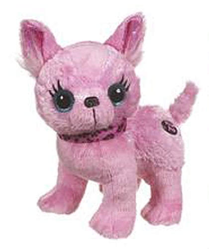 Planet Posh Portia Pink Dog Plush Toy - By Ganz - Walmart.com - Walmart.com