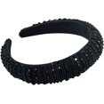thumbnail image 1 of Crystal Rhinestone acolchado Bejeweled diademas accesorios para el cabello diadema JFHHH pequeña, 1 of 1