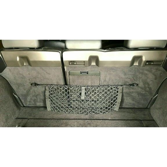 EACCESSORIES EA Trunk Organizer Cargo Net for Audi Q3 RS Q3 Quattro 2019-2023 – Envelope Style Cargo Net for SUV – Premium Mesh Car Trunk Organizer Vehicle Carrier Storage – Compatible with Q3 RS Q3