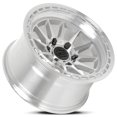 thumbnail image 3 of Lock Offroad Baja 17x9 6x139.7 -12et 106.2 Machined w/ Clear Coat, 3 of 3