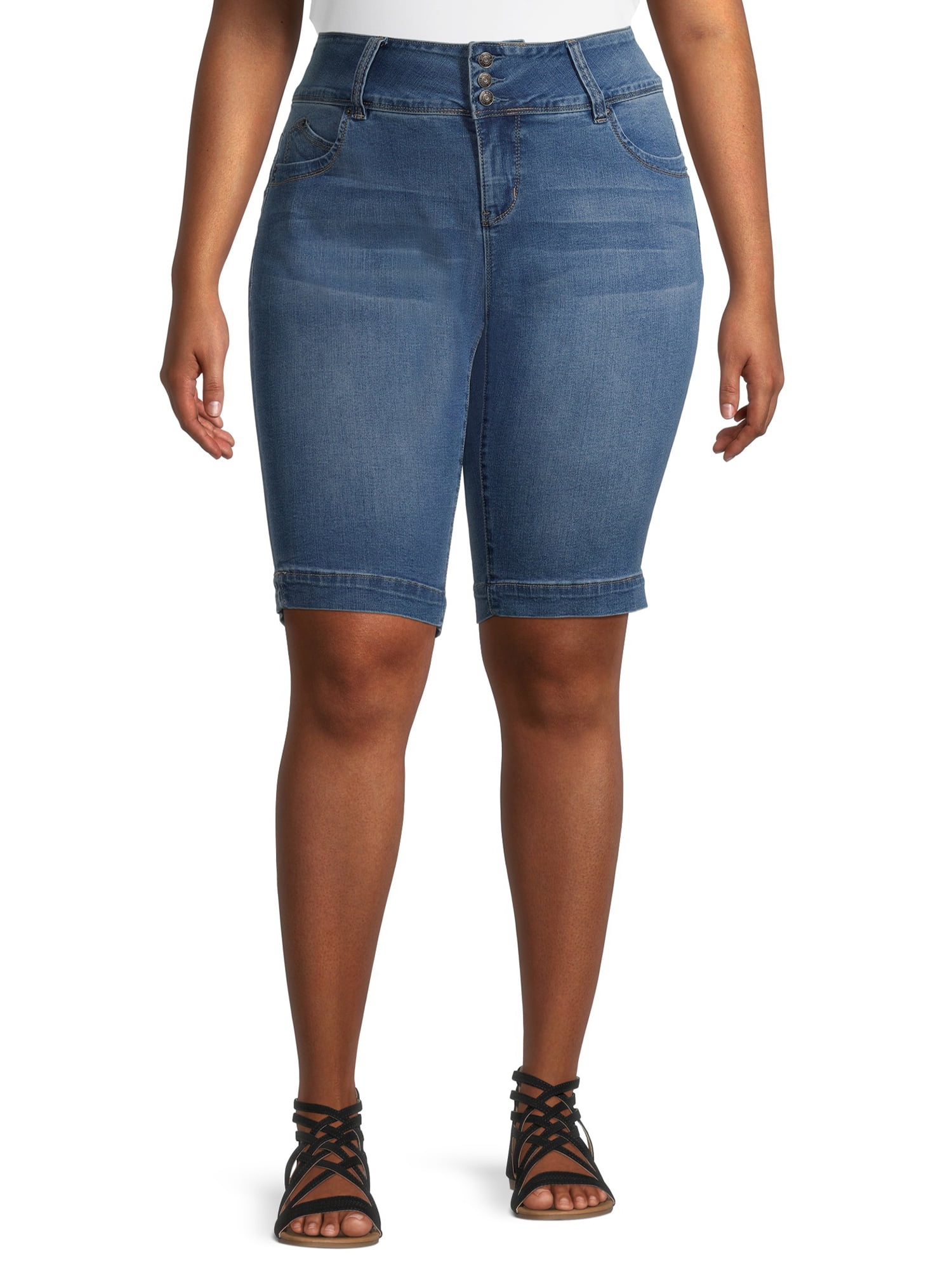 low rise bermuda shorts
