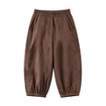 thumbnail image 6 of Karymi Pants for Women Capri Jogger Pants, Elastic High Waist Baggy Cropped Harem Pants, Boho Casual Trousers With Side Pockets, 6 of 8