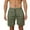 Army Green, variant on lmcalzta Athletic Gym Shorts for Men Workout Quick Dry Drawstring with Pockets Basketball Shorts Casual Activewear