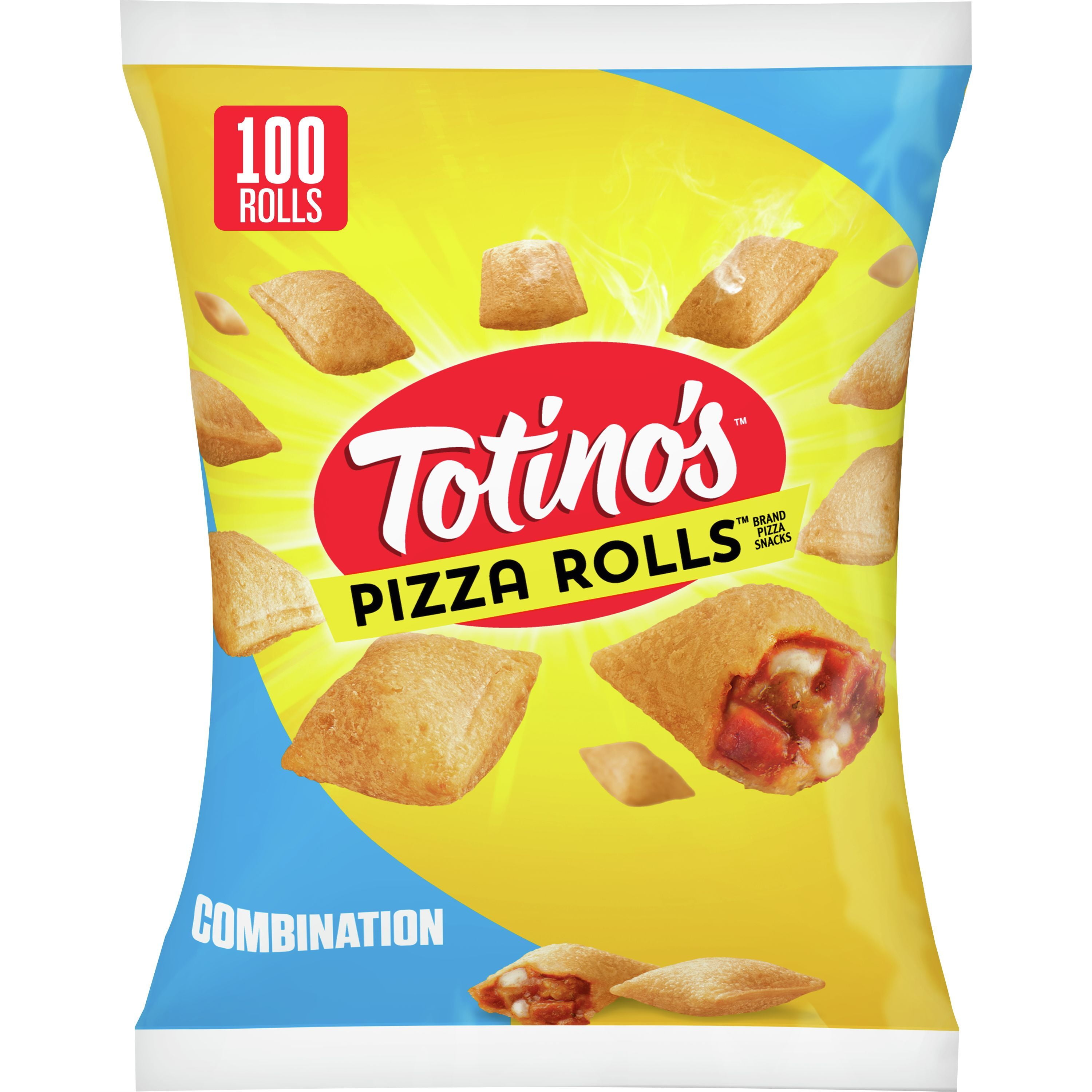 Totino's Pizza Rolls, Combination, Frozen Snacks, 48.85 oz, 100 ct