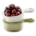 thumbnail image 4 of Qiweii Double Layer Mini Drain Basket，Small Fruit and Vegetable Washing Bowl for Kitchen and Dining Use, 4 of 9
