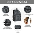 thumbnail image 4 of JIALIOU 14" Laptop Backpack Waterproof Airline Approved Stylish Casual Daypack for Travel Business College Work, Carbon Black Block, 4 of 8